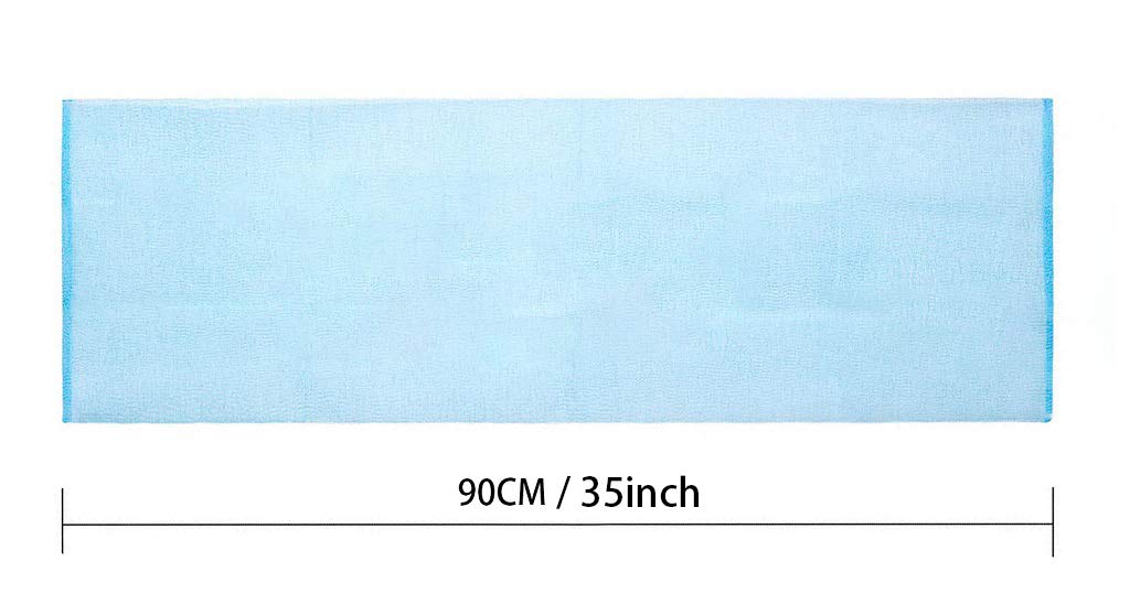 Exfoliating Washcloth & Body Scrubber for Shower (3 Pack) | ARCH&M Japanese Beauty Cloth for Deep Cleansing & Back Exfoliation (Orange x 3)