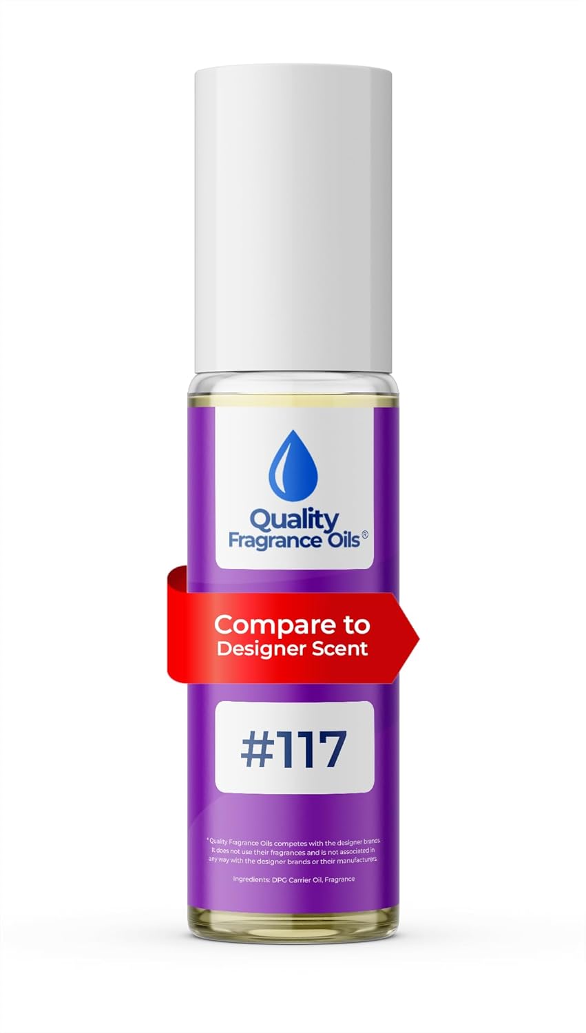 Quality Fragrance Oils' Flowerbomb Impression #117 | Long-Lasting Perfume Oil, Alcohol-Free, Strong Scent, 10ml Roll-On | Affordable Alternative to Designer Fragrances