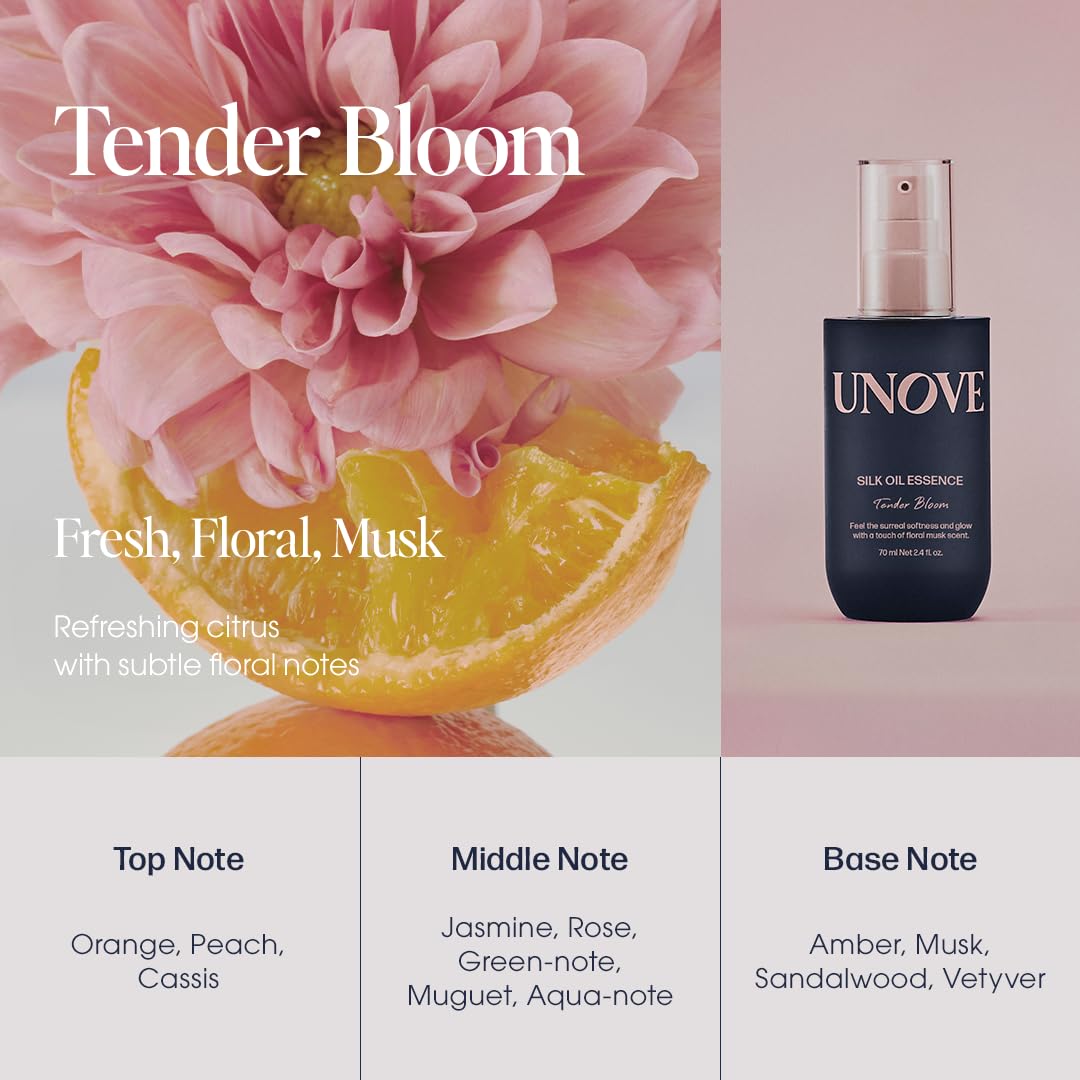 Silk Oil Essence Hair Serum 70ml/2.4fl.oz | Nourishing Hair Oil for Dry, Frizzy, and Damaged Hair | Lightweight Smoothing Serum | Frizz Control and Split End Care | Heat Protection