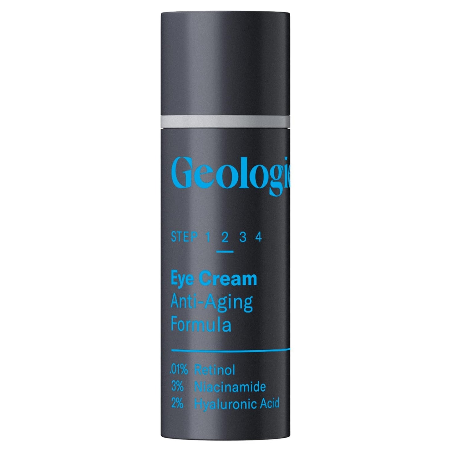 Geologie Anti-Aging Eye Cream | Helps Visible Signs of Aging | Reduce Fine Lines & Wrinkles | Retinol, Caffeine, Peptides, Niacinamide & Hyaluronic Acid | Effective Formula For Men & Women