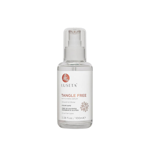 Luseta Tangle Free Routine Hair Serum Oil for Women and Men Detangling with Keratin and Argan Oil, Color Safe for Curly and Wavy Hair, Paraben & Gluten Free 3.38oz