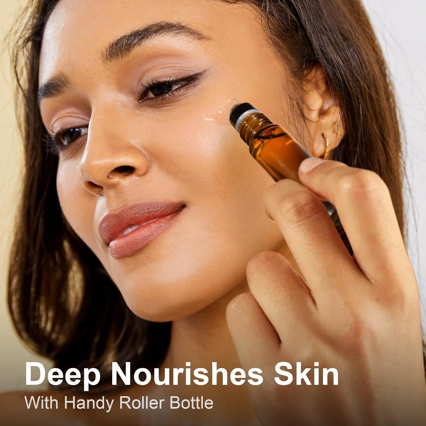 Yoken Castor Oil EWG Verified 4oz Glass Bottle - 100% Pure, Cold Pressed, Hexane Free, Virgin Caster Oils for Face, Eyelash, Eyebrow, Hair - with Lash Starter Kit & Empty Roller Ball Bottle