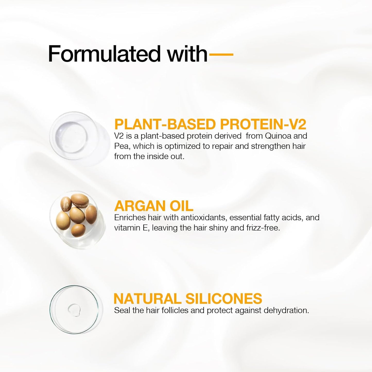 GK HAIR Vegan Keratin Hair oil Anti frizz Hair Serum-1.69 Fl Oz 100% Organic Argan Oil Hydrating Strength Shine Dry Damaged Repair and shine Moistures Nourishment & Weightless Styling All Hair Types