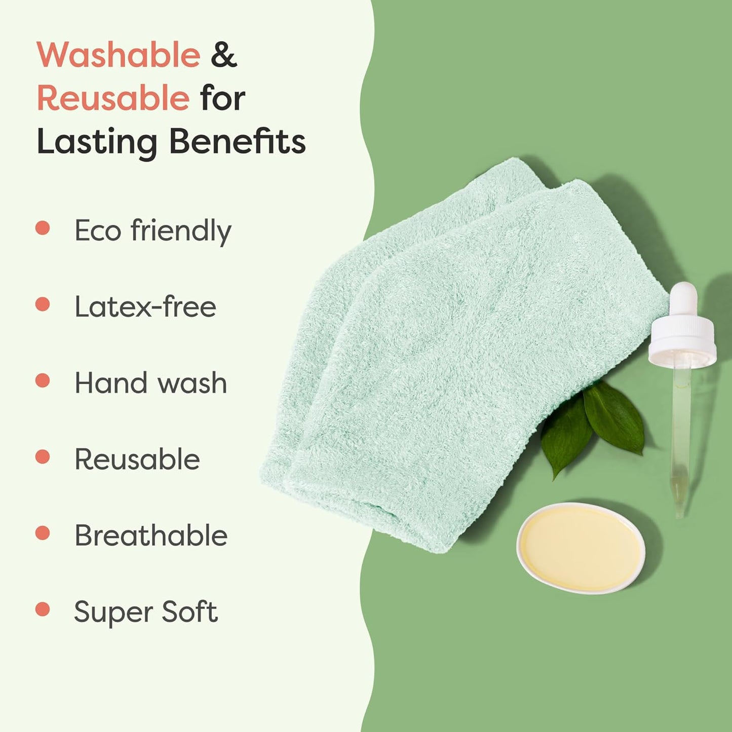 ZenToes Moisturizing Socks for Cracked Heel Treatment - Vitamin E, Olive Oil and Jojoba Oil Infused Heel Socks to Soften and Hydrate (Fuzzy Mint Green, Regular)