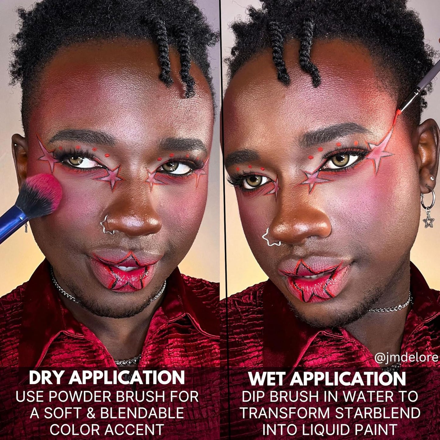 Mehron Makeup StarBlend Cake Makeup | Wet/Dry Pressed Powder | Powder Foundation | Light Grey Face Paint & Body Paint 2 oz (56g)