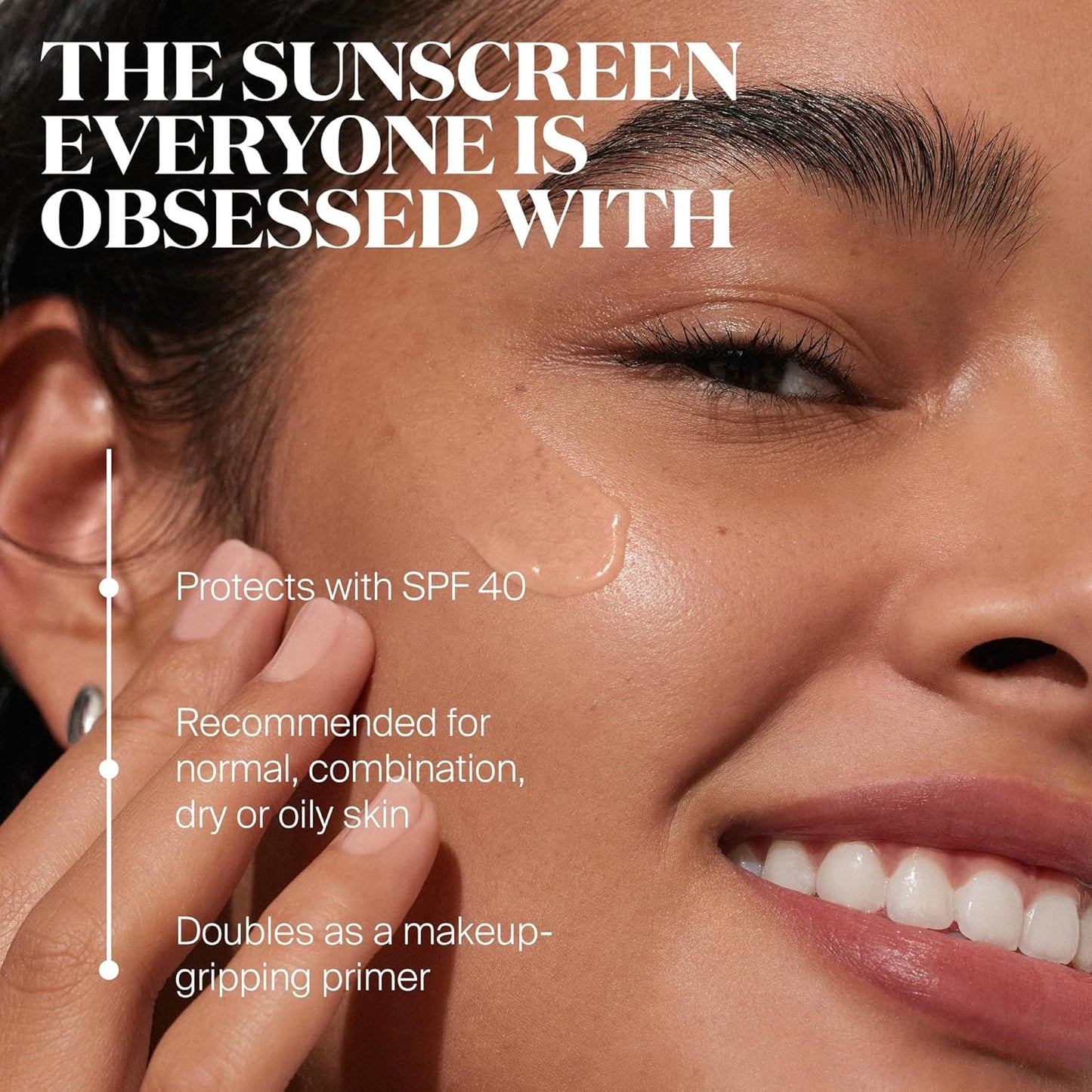 Supergoop! Unseen Sunscreen - SPF 40 - Invisible, Broad Spectrum Face Sunscreen + Makeup-Gripping Primer - Weightless, Scentless, Oil Free - For All Skin Types & Skin Tones - 0.68 fl oz